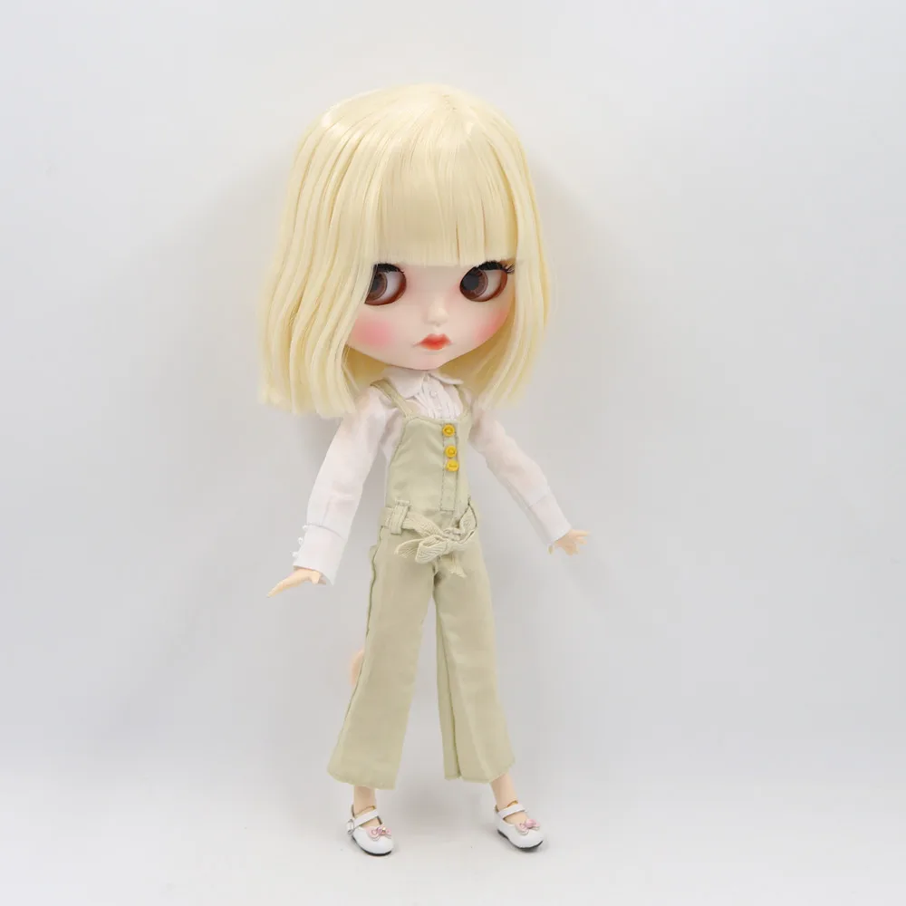 Ледяной DBS Blyth кукольные 1/6 bjd с белой кожи светлые волосы и матовая лицевая