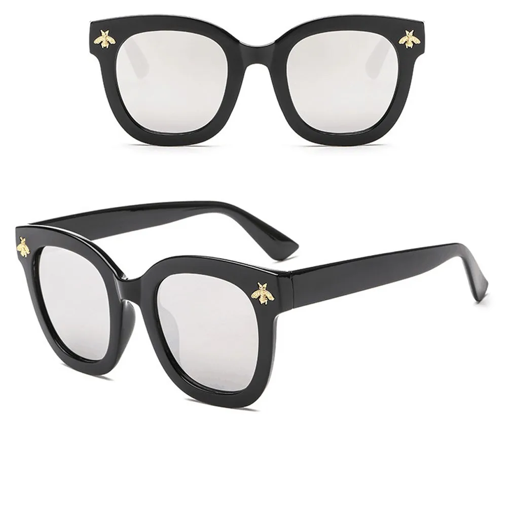 Sunglassate, женские, унисекс, винтажные, пчелы, солнцезащитные очки, Ретро стиль, большая оправа, Ретро стиль, очки, гранж, UV400, очки, солнцезащитные очки для женщин
