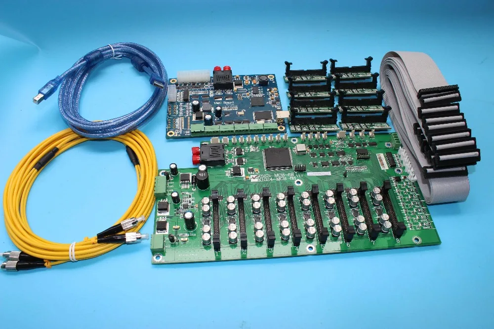 Абсолютно новый! сольвентный принтер konica 512i печатающая головка UMC набор платы umc