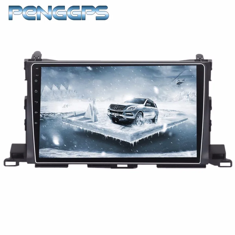 2 Din четырехъядерный 10 дюймов Android 6 0 Автомобильный GPS DVD плеер радио для Toyota Highlander