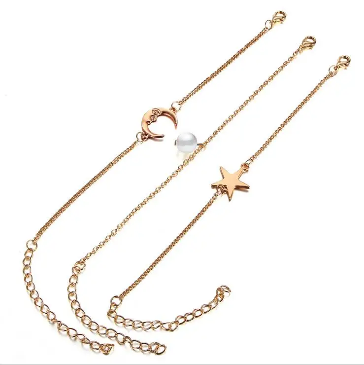 3 шт./комплект женские браслеты с искусственным жемчугом|Цепочки и браслеты| |