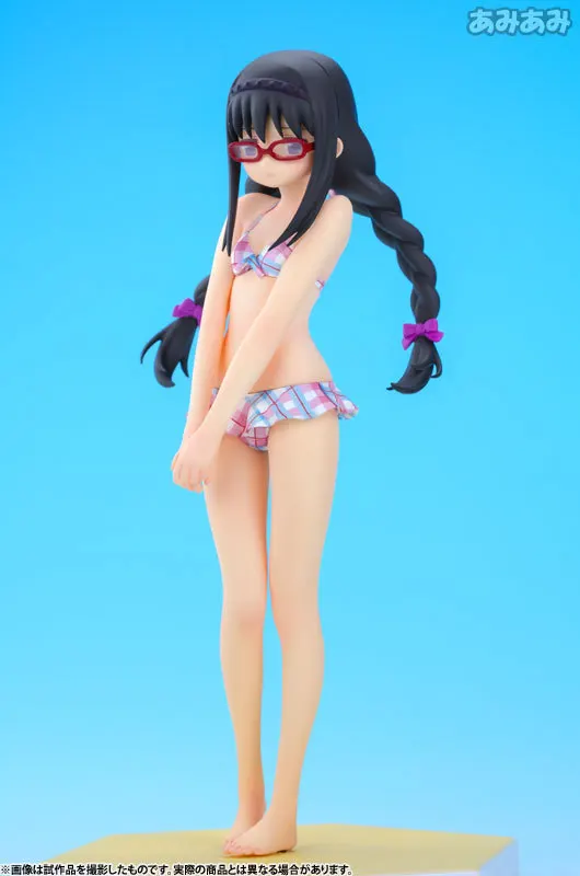 NEW hot 16cm Puella Magi Madoka Magica Akemi Homura swimsuit action figure toys collection doll toy Christmas gift with box | Игрушки и