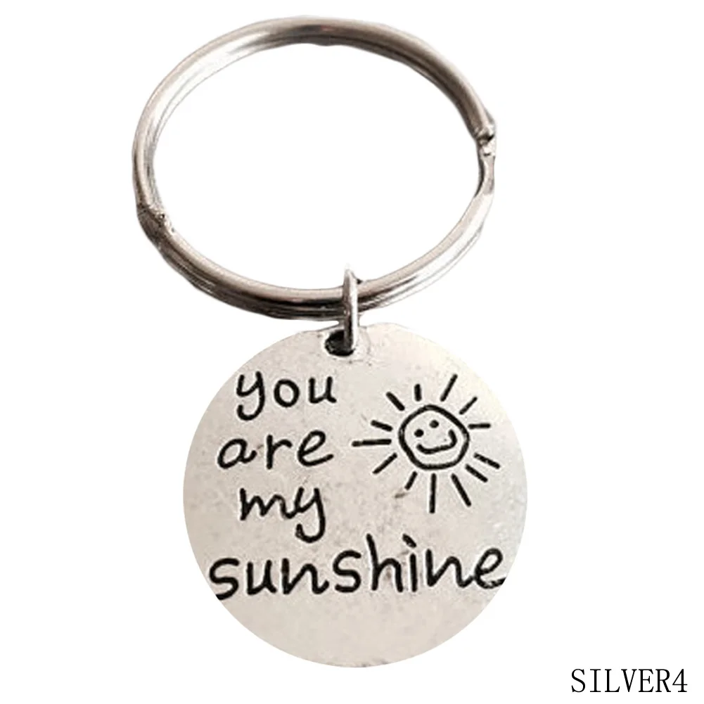 Брелок с надписью You're My Sunshin Love Heart 1 шт. брелок для мужчин и женщин | Украшения