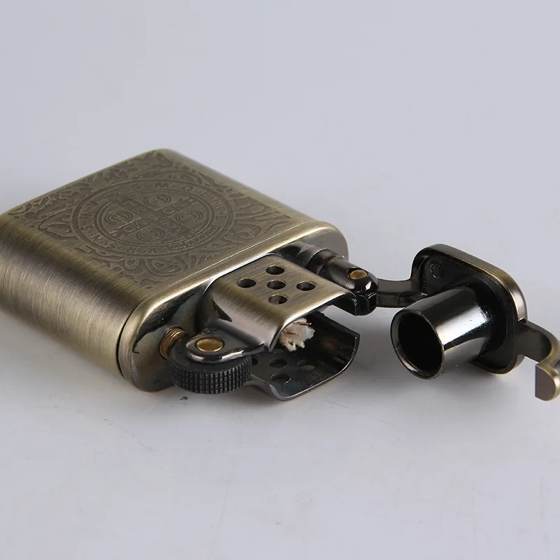 Бронзовый цвет металлический главный газовый прикуриватель сигареты