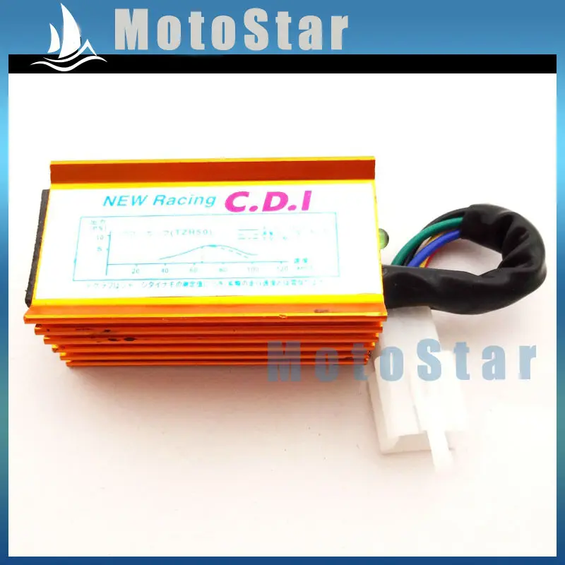 Сплав 5 Pin гоночный зажигания AC CDI для 50cc 90cc 110cc 125cc Lifan двигатель ATV Quad Pit Байк