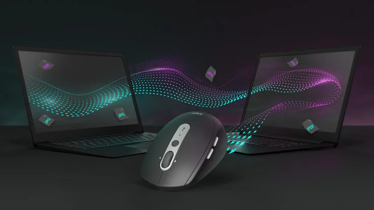 logitech M590 MULTI-DEVICE Бесшумная Bluetooth Беспроводная Двухрежимная мышь Супер Офис