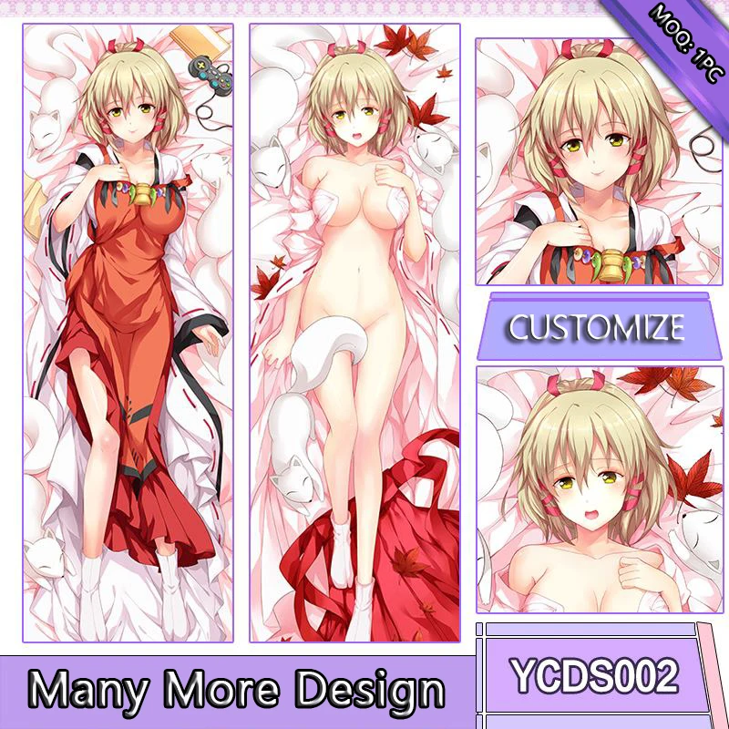 Любовь лисы Аниме Dakimakura длинная подушка Большая жизнь Подушка обнимающая тело индивидуальный принт Свадьба для сна Прямая поставка