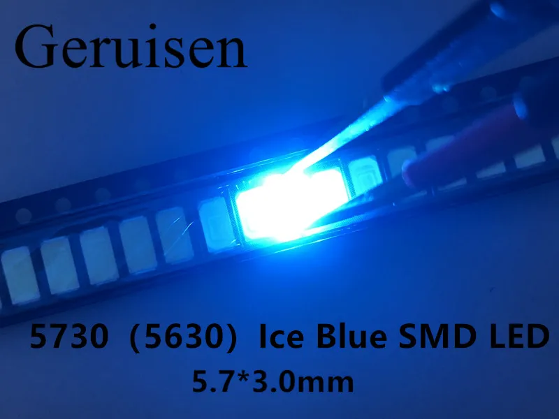 Светодиодный диодный Синий SMD 5630 100 шт. 5730 светодиодный светильник Прямая продажа