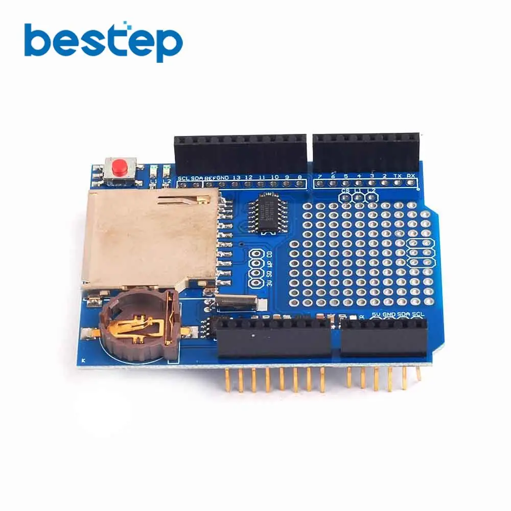 Новый модуль регистратора данных Logging recorder Shield V1.0 для Arduino UNO sd карты