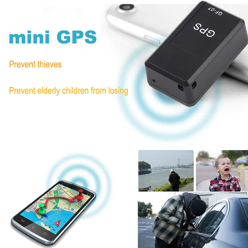 GF07 GSM GPRS автомобилей gps трекер магнитный мини грузовой автомобиль Locator Anti