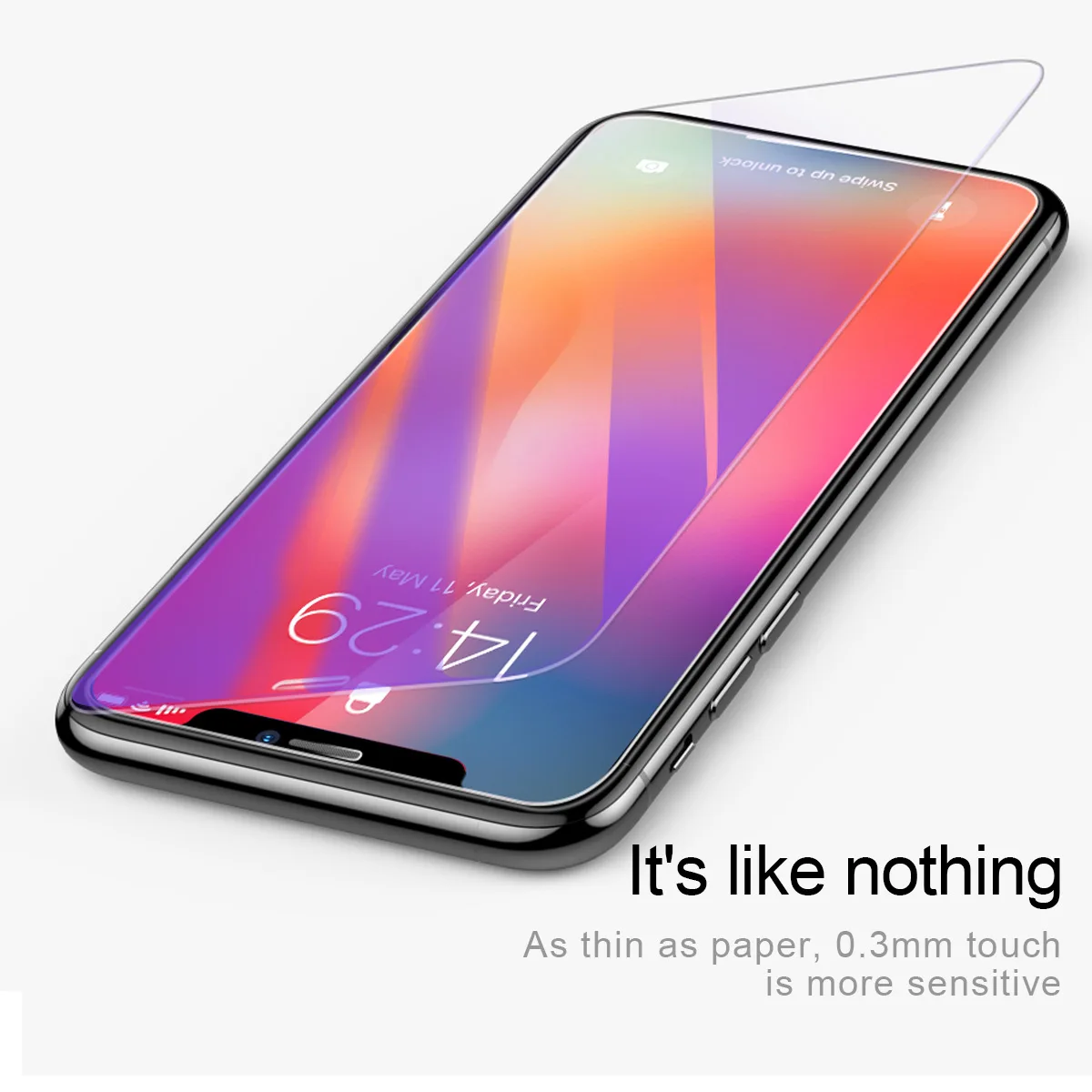 BASEUS полный изогнутый для iPhone XR закаленный стекло 9h мм 0 3 Закаленное Защитная