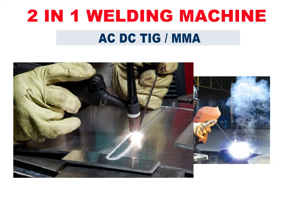 IGBT Инвертор AC/DC TIG/MMA алюминиевый сварочный аппарат TSE200G, новое поколение WSME-200