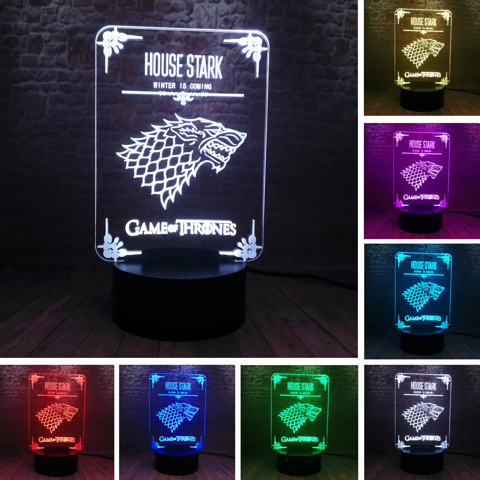Дом Старк Таргариен логотип дракон тотем Casa Lannister Logotipo Игра престолов Touch 7 Авто