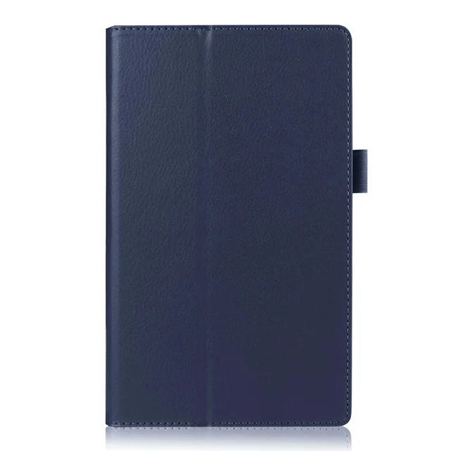 Dark Blue 3 в 1 Высококачественный тонкий чехол-подставка из искусственной кожи чехол для samsung Galaxy Tab 2 10,1 P5100 P5110+ стилус+ пленка для экрана - Цвет: Dark Blue