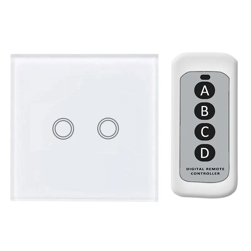 Настенный выключатель света стандарт ЕС беспроводной сенсорный контроллер для светильник лампы настенный