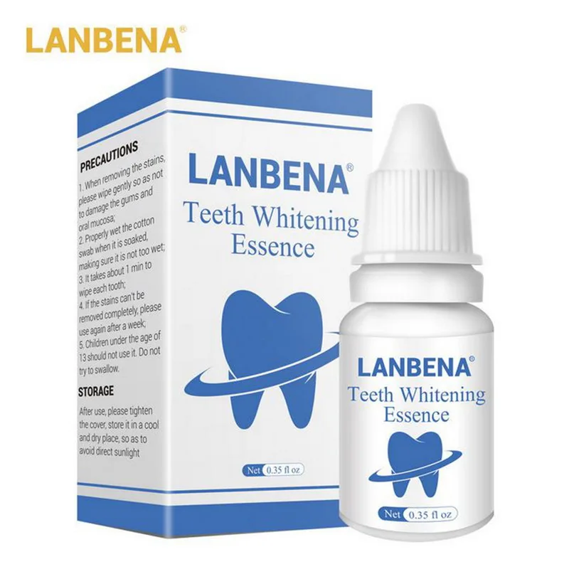 Новая отбеливающая эссенция для зубов LANBENA гигиена полости рта сывороточный