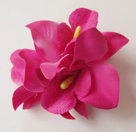 Искусственные головки цветов Имитация трех орхидеи искусственный цветок