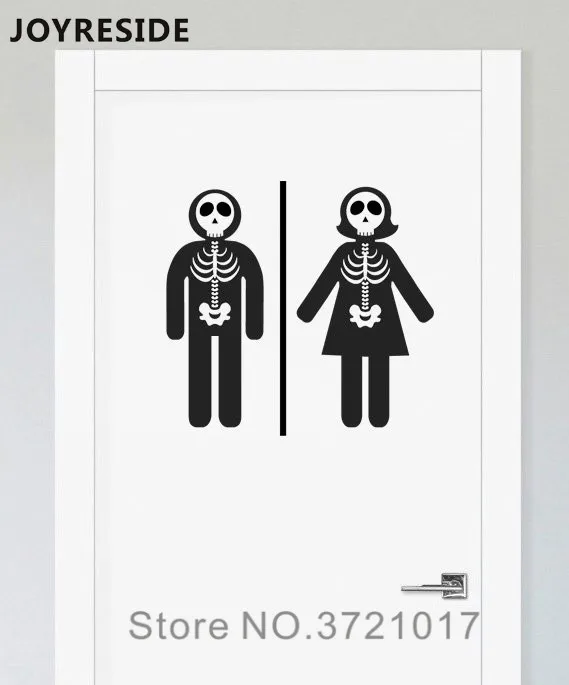 Настенный знак наклейка на дверь унитаза каркас Декор для дома туалета ванной