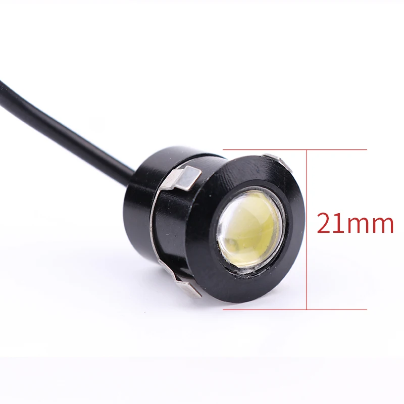 2 pcs/lot 21mm Car styling LED DRL Eagle Eyes Daytime Runing lights 12V 9W 6000K Warning Fog Lamp Reversing Signal | Автомобили и