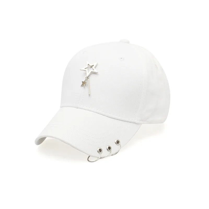 Хип-хоп Кепки хлопок Бейсбол шляпа с металлическим кольцом для Snapback дружище Кепки Gorras