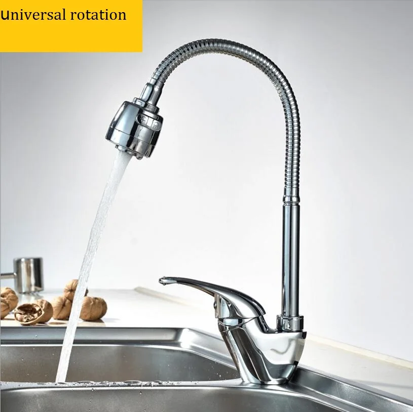Смеситель для кухни из твердой латуни с поворотом на 360 градусов|kitchen faucet|kitchen faucet