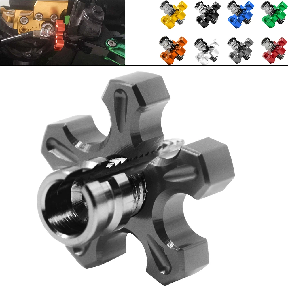 M10 * 1 5 мотоциклетный CNC алюминиевый кабель сцепления проводной регулятор винт для