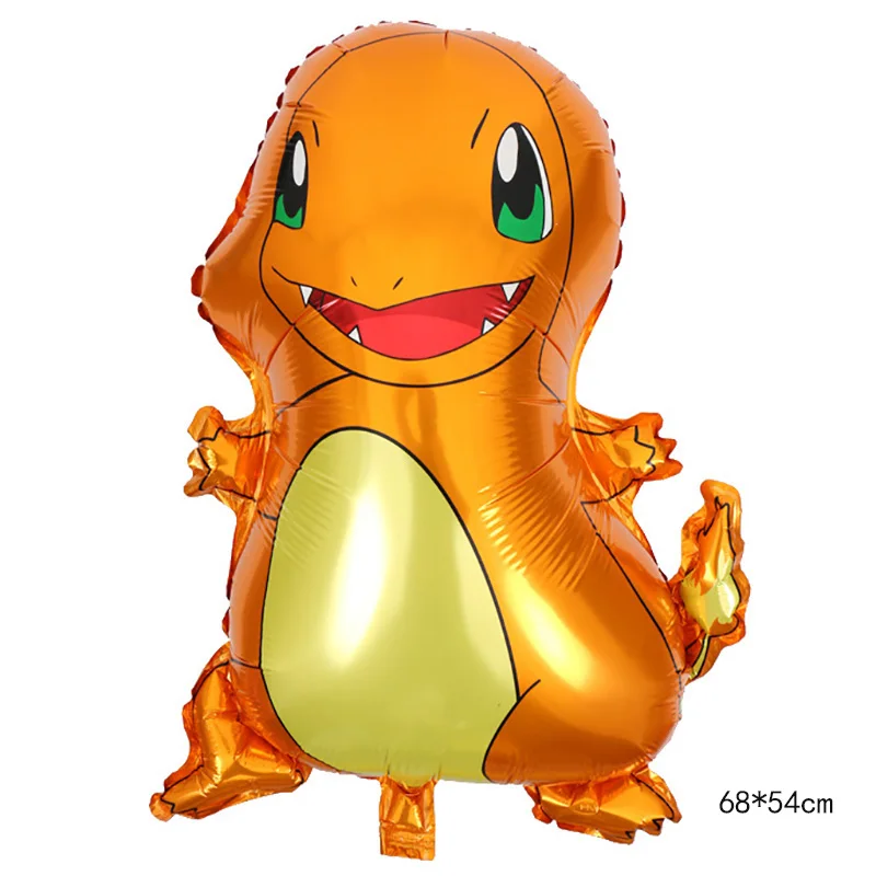4PCS/lot Pikachu Pokemon Go Helium Foil Balloons Cartoon Inflatable Children Birthday Party Decorations Supplies Kids Toys Decor