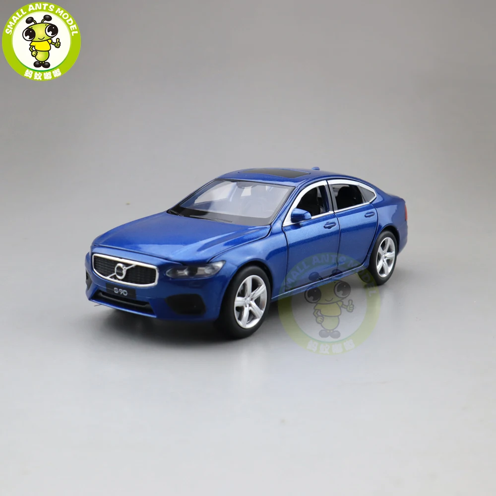 1/32 JACKIEKIM Volvo S90 литая модель автомобиля игрушки для детей Подарки для мальчиков девочек звуковое освещение