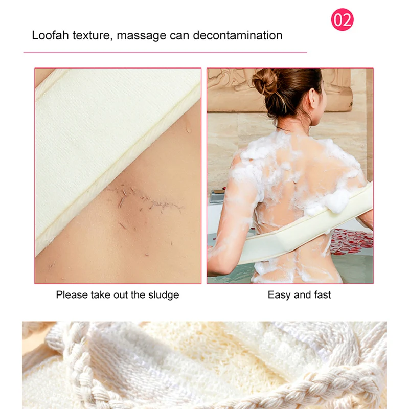1 шт. Luffa твист банное полотенце бытовые товары Товары для ванной первичные цвета