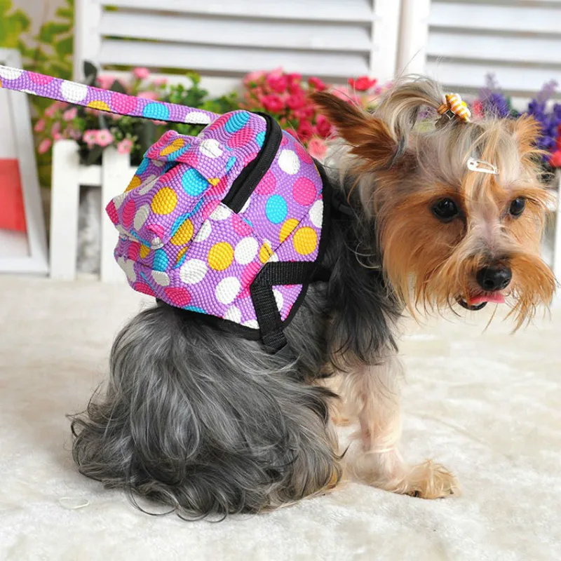 С милым рисунком собаки рюкзак холст многоцветный собак Pet Carrier Сумки щенок