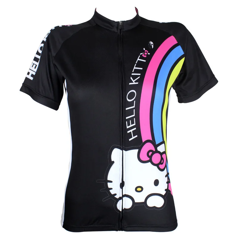 Новинка Джерси для велоспорта Hello Kitty лучший MTB дорожный велосипед весна лето