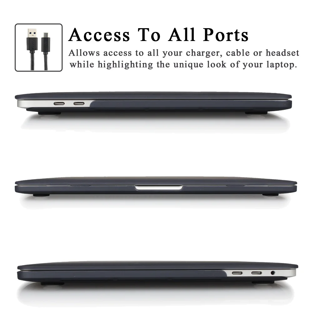 Новый матовый чехол для ноутбука Cvoer с клавиатурой только Apple Macbook Pro 13 Air Retina за