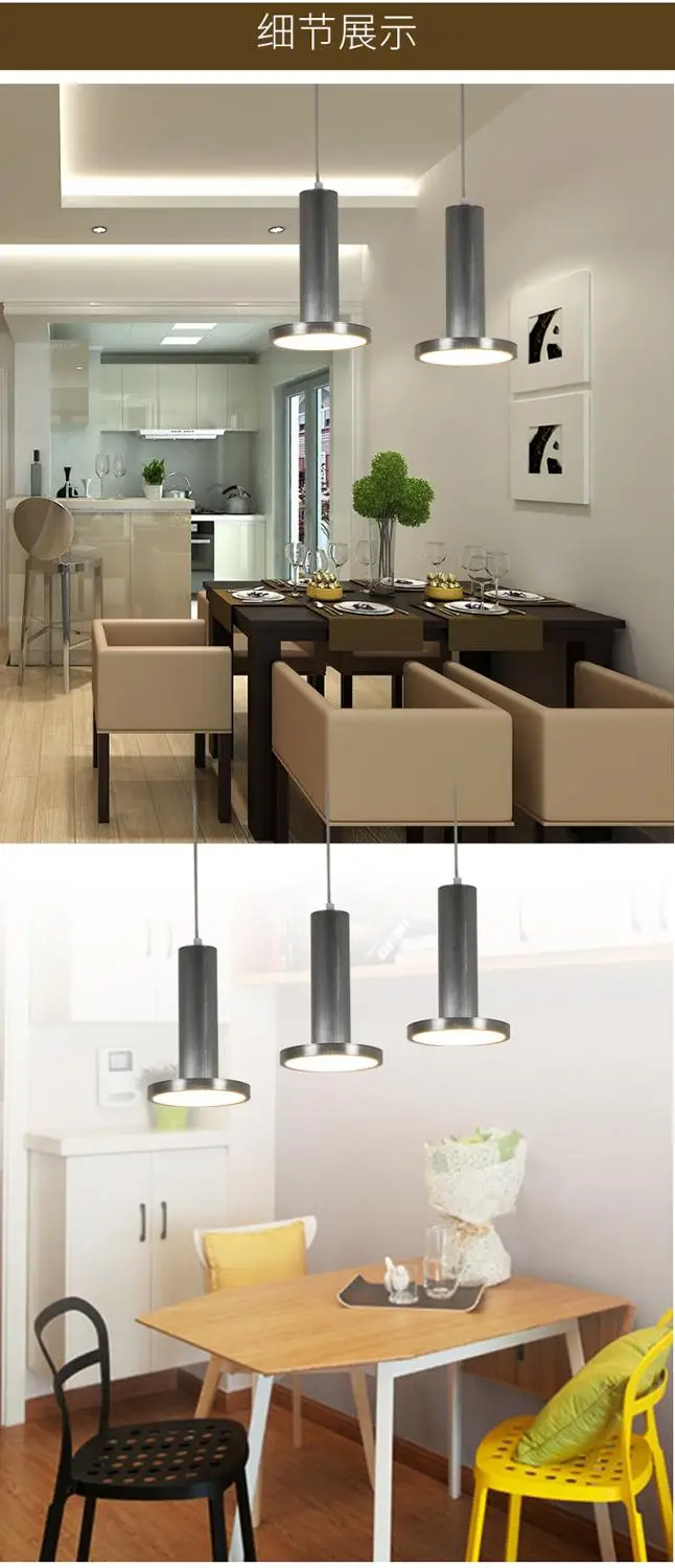 Nordic single head small chandelier restaurant simple modern bar light creative personality lamps | Лампы и освещение