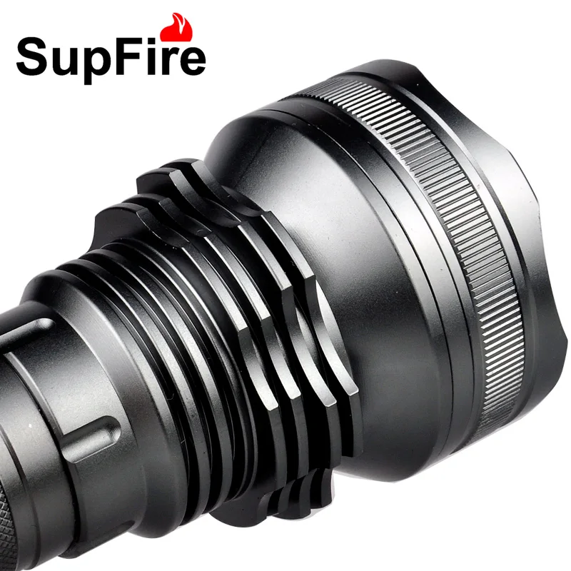 Светодиодный фонарик SupFire L3 10 Вт Cree XM-L2 T6 фонарь переменной длины для самообороны