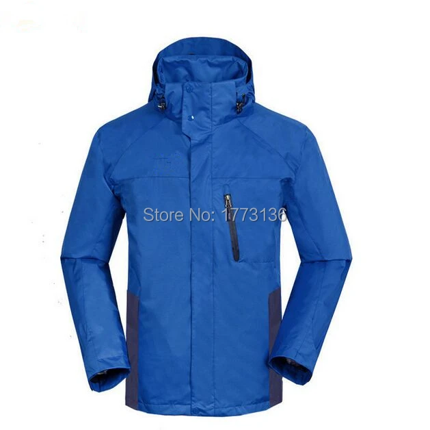 2015 New High Quality Man's 4 Colors Two-piece Outdoor Jacket Waterproof Windproof Warm Fashion Climbing Comfortable Size S-XXL | Мужская