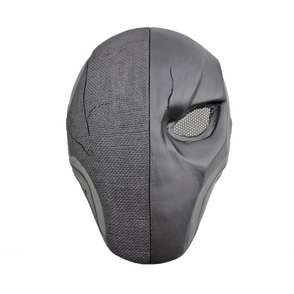 Стекло Волокно дезстроук череп airsoft маска металлическая сетка половина Уход за