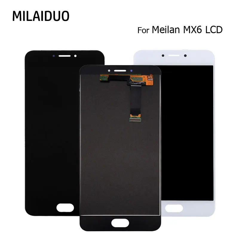 ЖК дисплей для Meilan MX6 5 ''кодирующий преобразователь сенсорного экрана в сборе