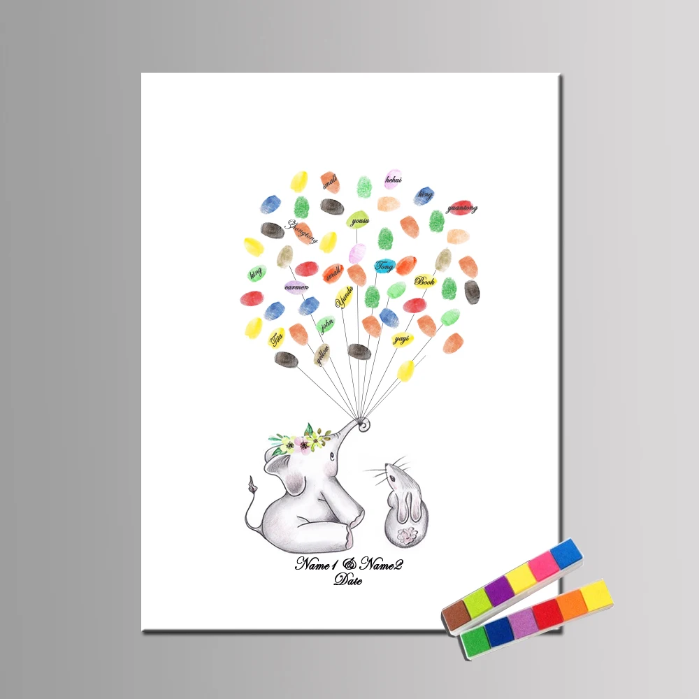 Персонализированная парусиновая печать Свадебная Гостевая книга подарок на