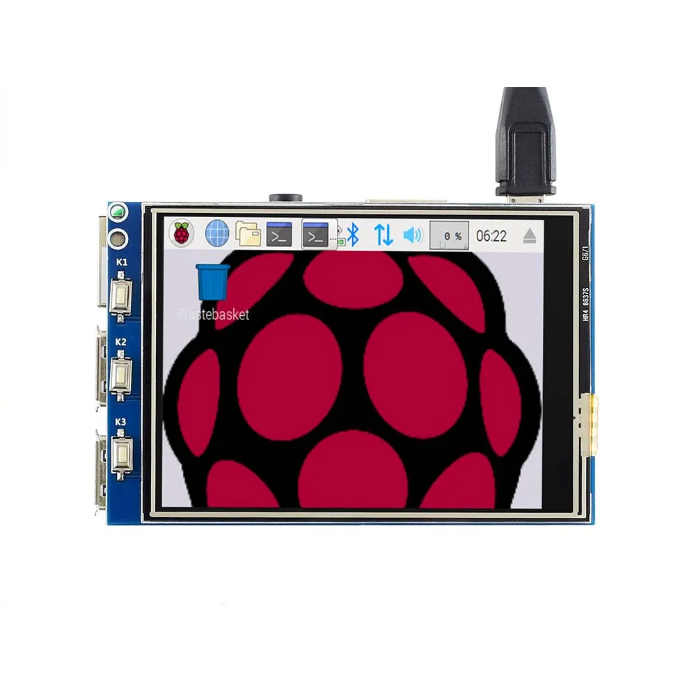 3 2 дюймовый сенсорный экран TFT LCD для Raspberry P 25MHz высокоскоростной SPI 320x240 Аппаратное