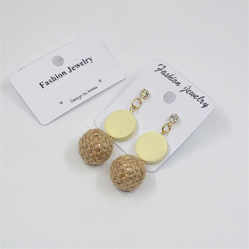 Retro Fashion DIY Handmade Stud Earrings Temperament Lady Fabric Bow Exaggerated Long Personality | Украшения и аксессуары