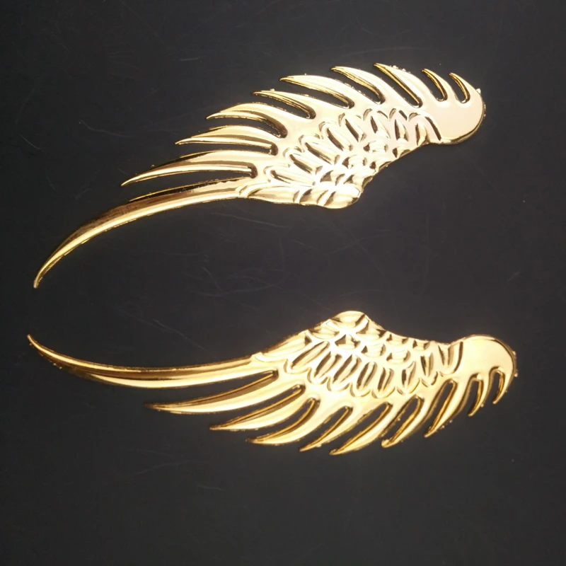 1 пара металлических 3D наклеек на крыло автомобиля аксессуары для мотоцикла Hyundai