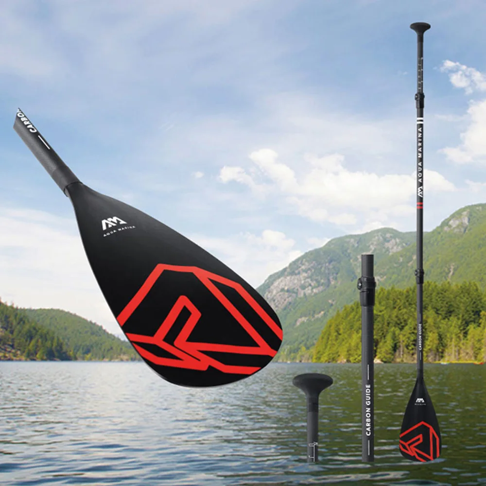 

Upgrade Carbon Guide Semi Carbon SUP Paddle Red Black Stand Up Paddle Board Professional Racing Paddle Kayak Paddle B0302770