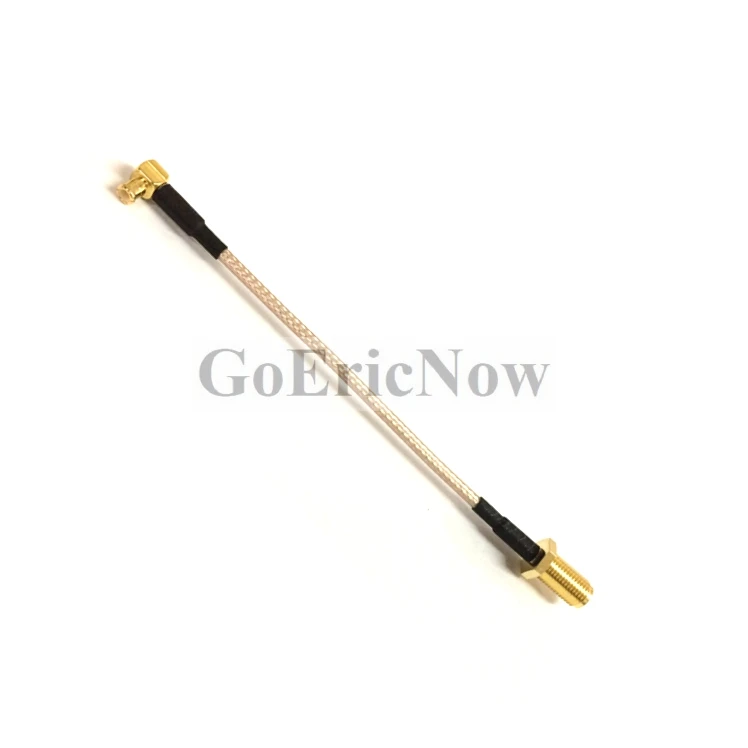 4 шт. радиочастотный коаксиальный Коннектор с углом 90 градусов от MCX до RP SMA RG316 (10