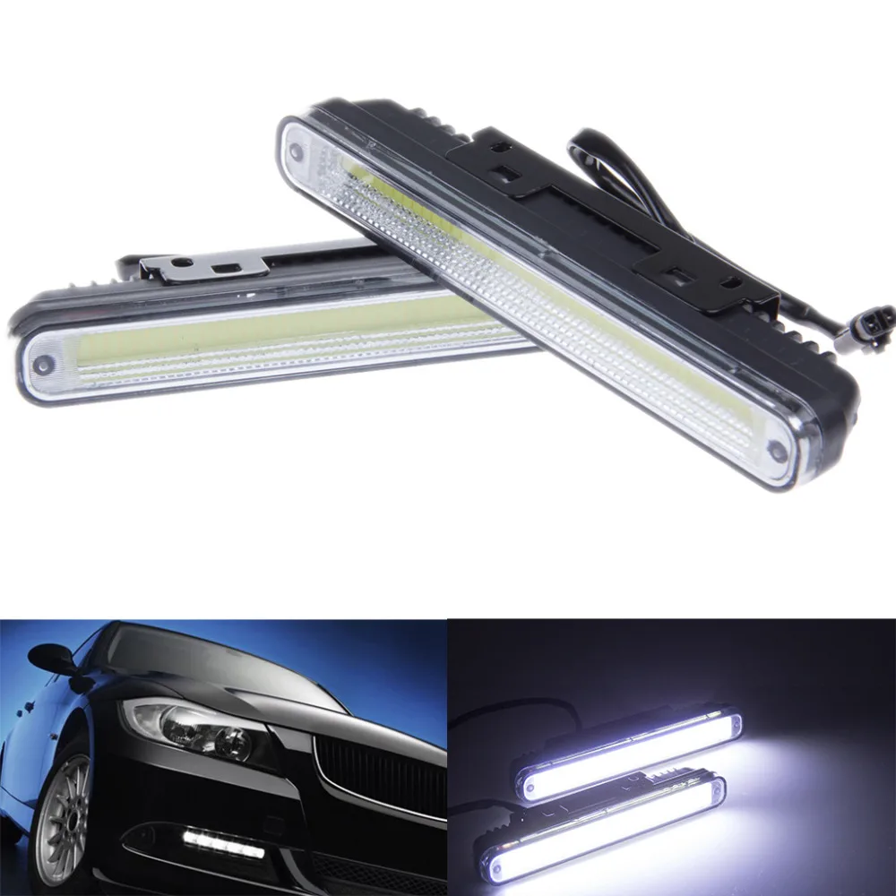 Универсальный горячий ультра яркие красные/зеленые/12W COB LED дневные ходовые огни