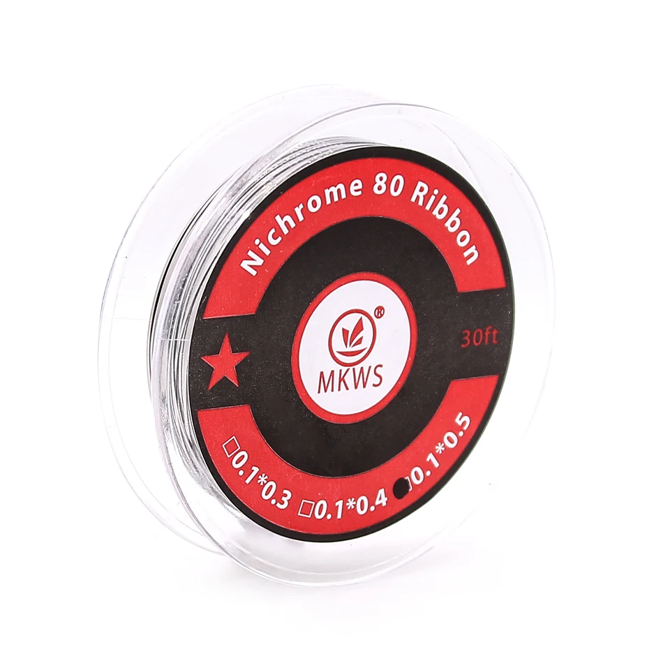 Проволока MKWS Ni80 5 м/рулон 30 футов для RDA RBA rta rdta Ремонтный атомайзер нагревательные