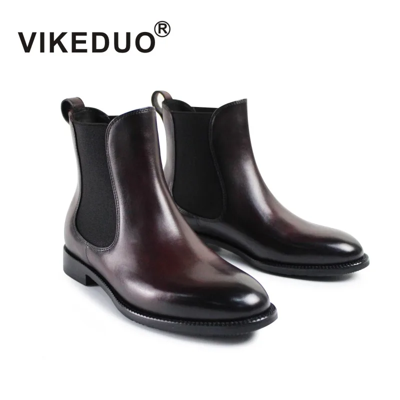 Vikeduo 2019 зимние женские сапоги Роскошная брендовая модная обувь из натуральной