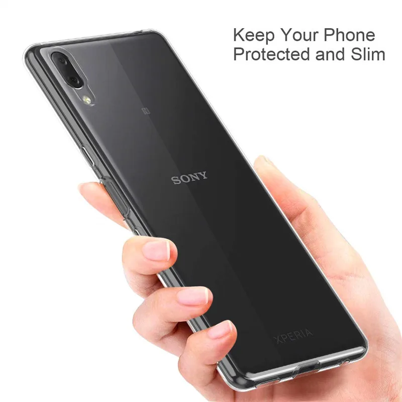 Чехол для Sony Xperia L3 чехол Мягкая силиконовая прозрачная задняя крышка телефона L 3