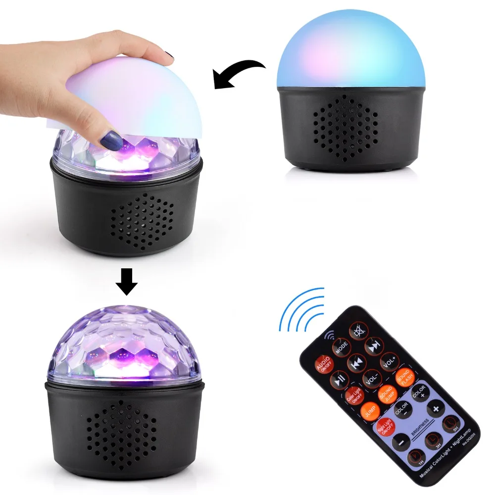 Bluetooth MP3 + 9 цветов ночник праздничный свет для Рождественского украшения