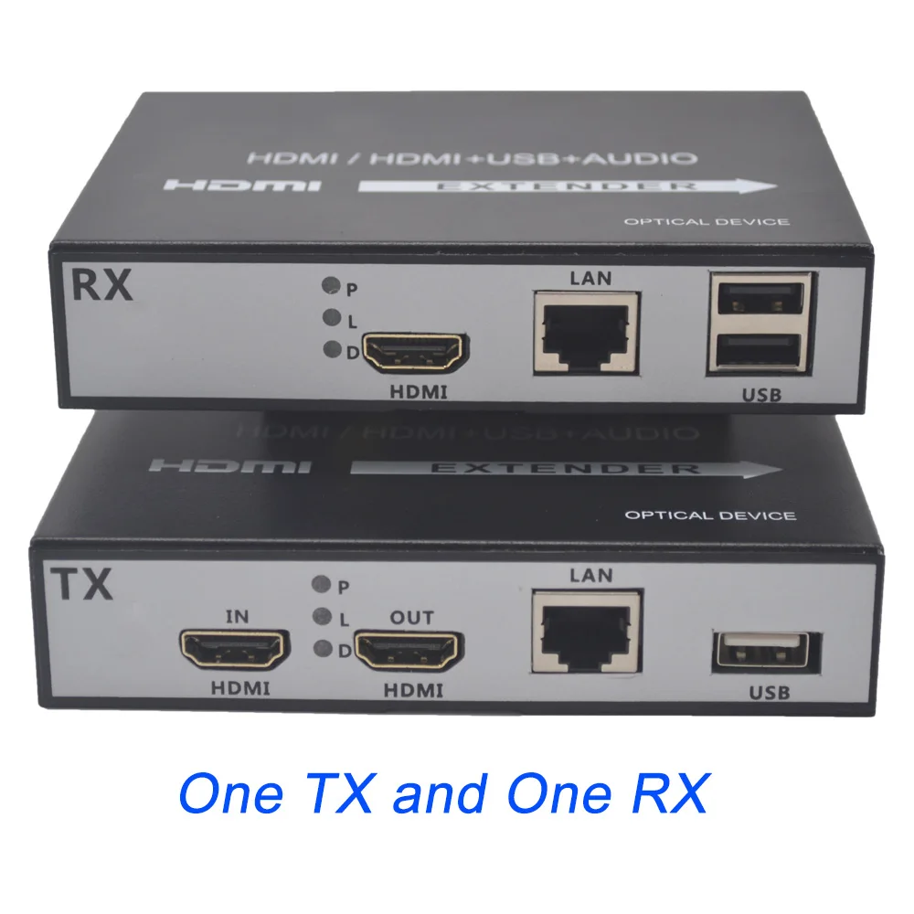 Navceker H.264 HDMI KVM удлинитель по ip-сети 150 м HDMI USB удлинитель по UTP RJ45 портам KVM удлинитель HDMI USB через CAT5e CAT6 - Цвет: One TX and One RX