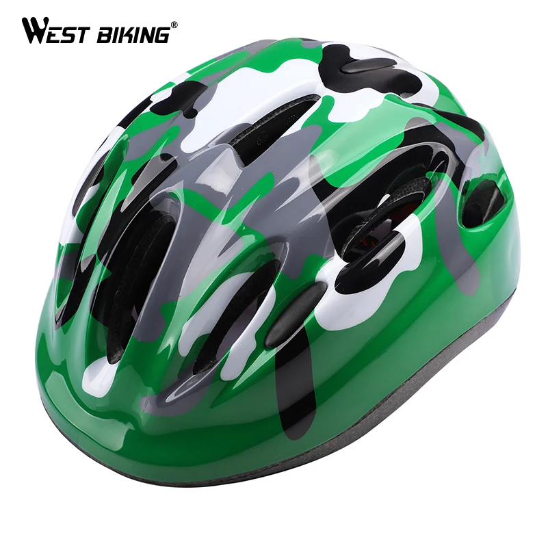 Детский велосипедный шлем WEST BIKING 48 55 см Сверхлегкий защитный ветрозащитный